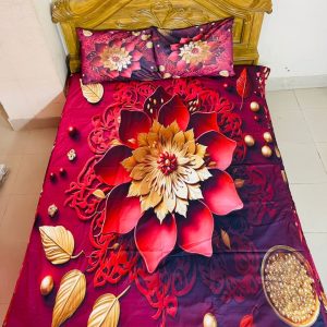 china premium 3d design bed sheet
