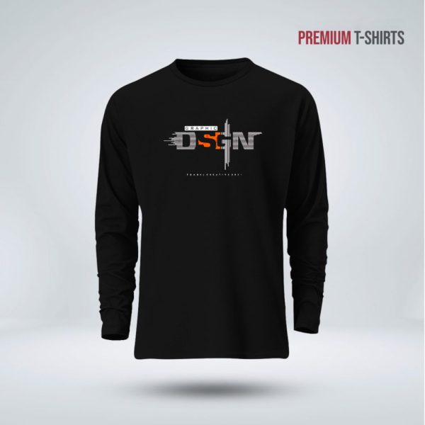 men's full sleeve (design) t shirt
