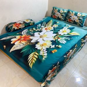china premium 3d design bed sheet