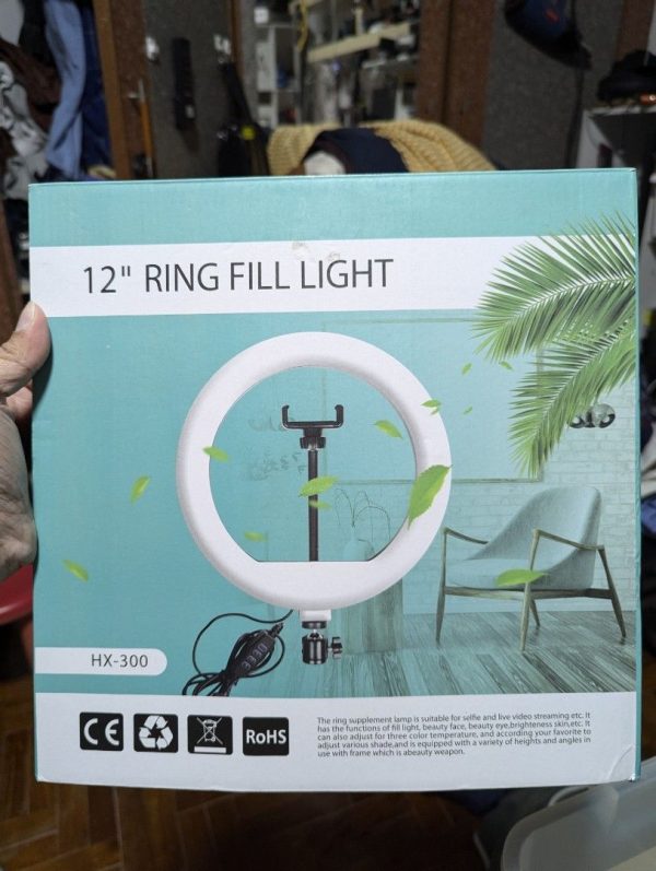 12' inch led ring phil light ringlight photography beauty light