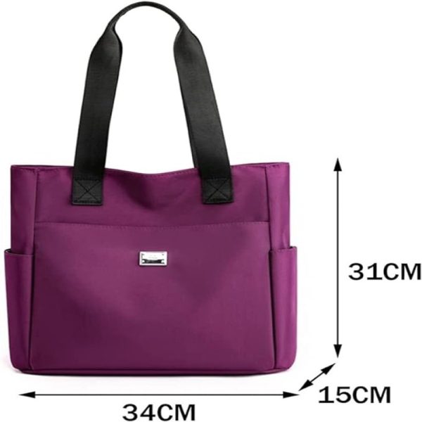 fashion shopping bag (purple)