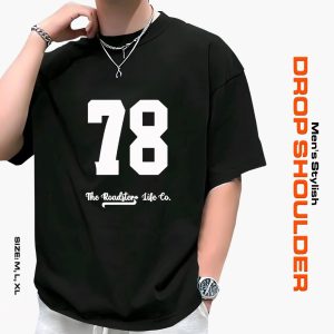 men's stylish drop shoulder t shirt