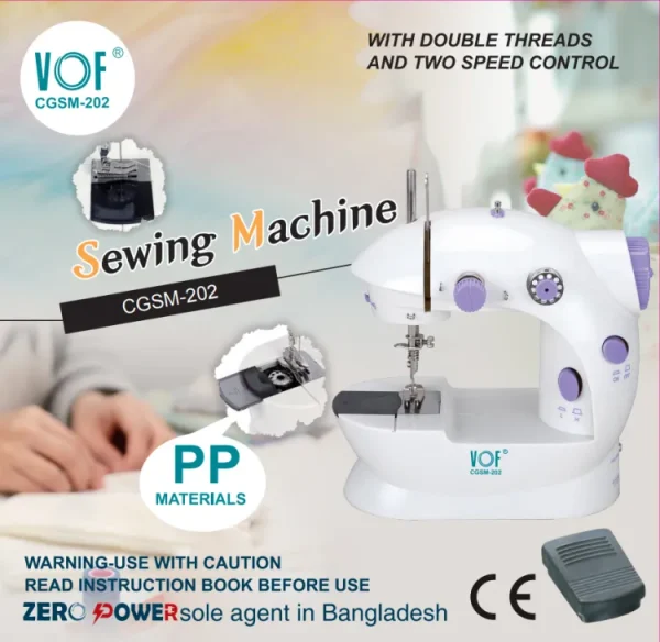 portable mini sewing machine vof cgsm202