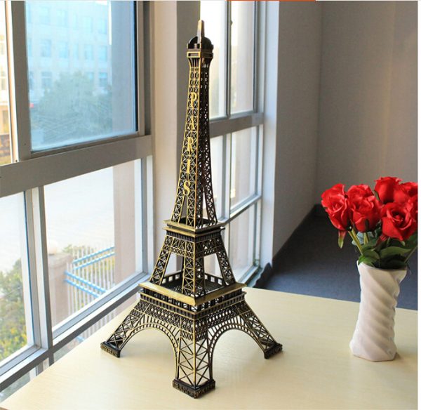 eiffel tower metal showpiece decoration gift