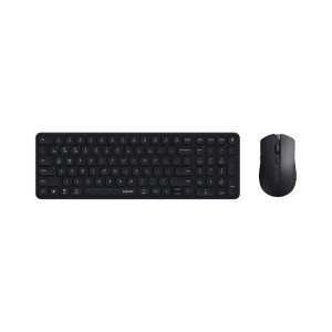 rapoo 9350s multi mode wireless ultra slim keyboard & mouse combo – black