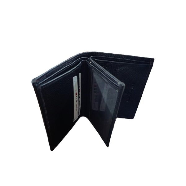 leather wallet for men black