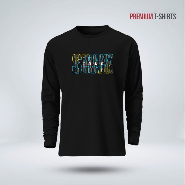 men's full sleeve (stay true) t shirt