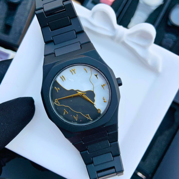 aura watch 2025 new arabic aura watch black modern creative design ( black)