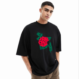 men's stylish drop shoulder (black)