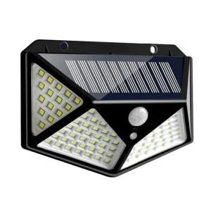 led bright outdoor solar lights with motion sensor solar powered wireless waterproof night spotlight