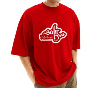 men's stylish drop shoulder (red)
