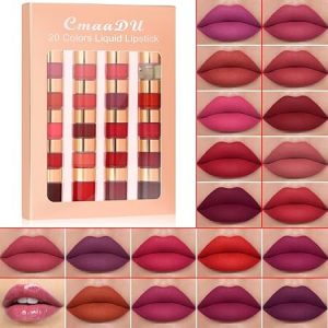 cmaadu 5 in 1 matte liquid lipstick set