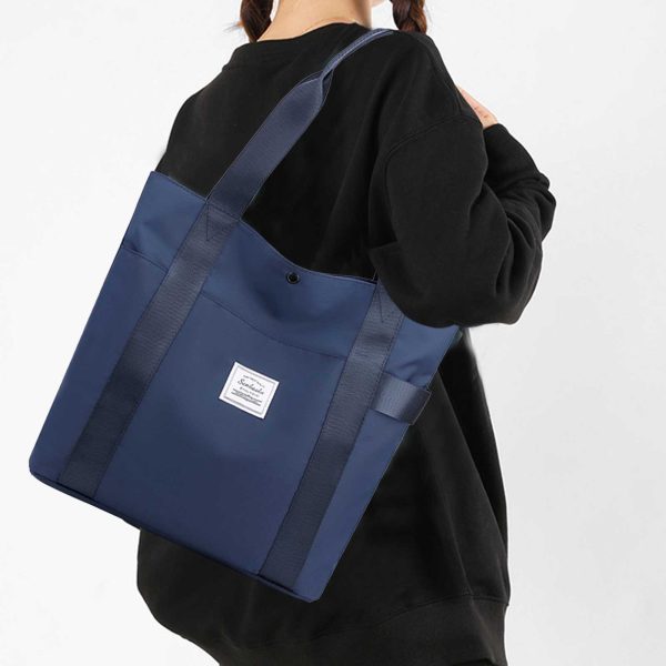 fashion shopping bag (blue)