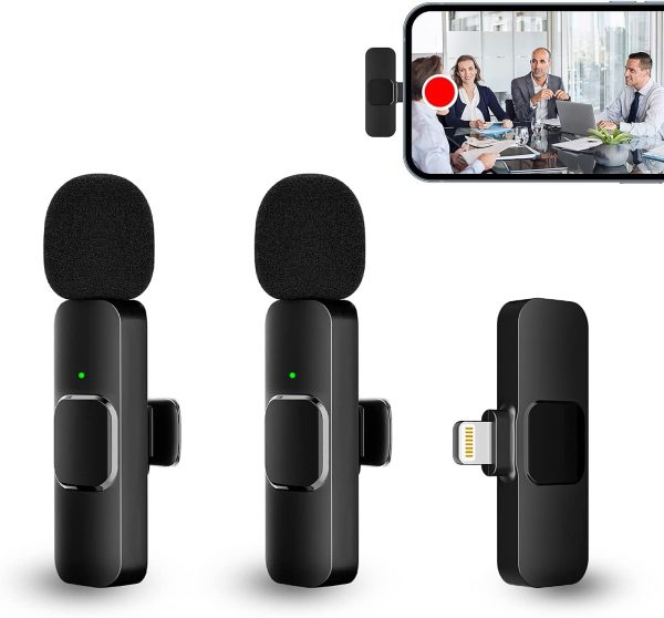 wireless k9 microphone portable audio video recording mic mobile c type