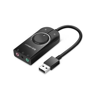 ugreen cm129 (50599) usb external stereo sound adapter black