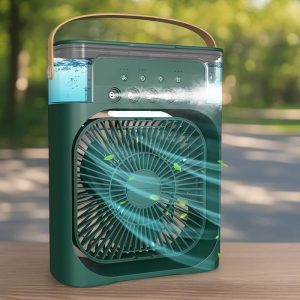 3 in 1 air cooling usb fan with led night light water fan