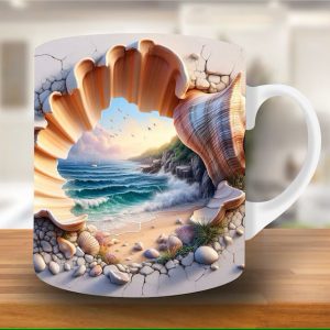 attractive 3d design mug
