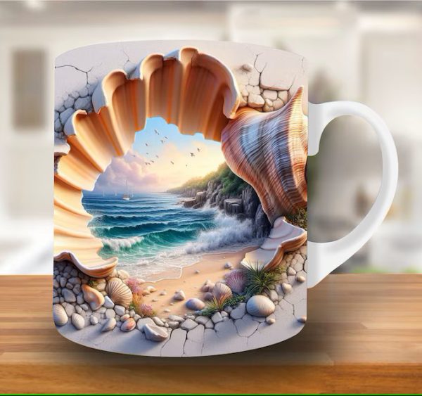 attractive 3d design mug