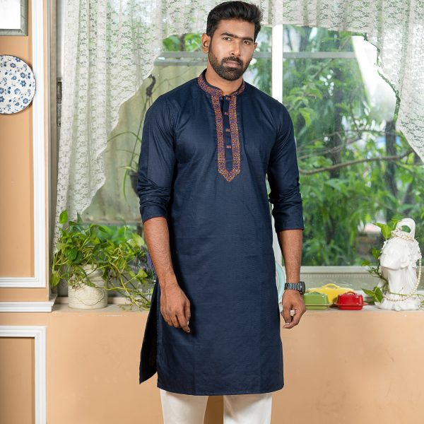 indian cotton gorgeous karchupi panjabi