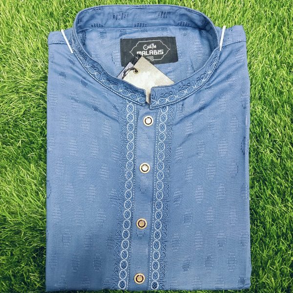 exclusive embroidery cotton panjabi with premium box