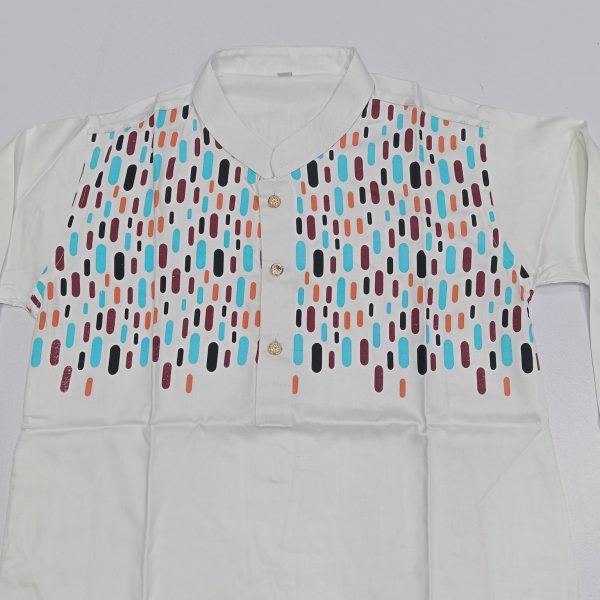 printed stylish panjabi for kids (2 to 16 years)