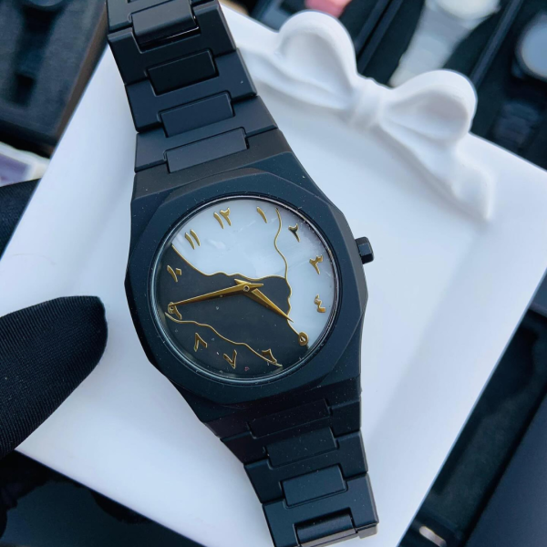 aura watch 2025 new arabic aura watch black modern creative design ( black)