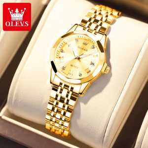olevs watch for women (golden)