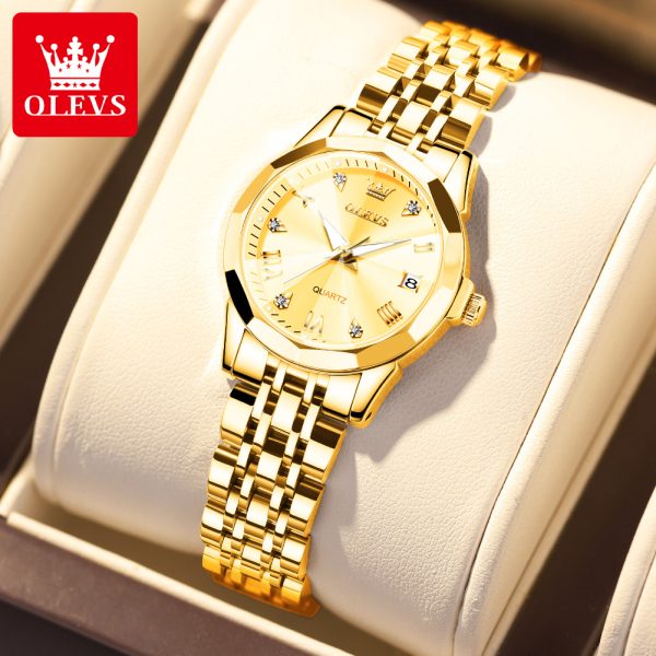 olevs watch for women (golden)