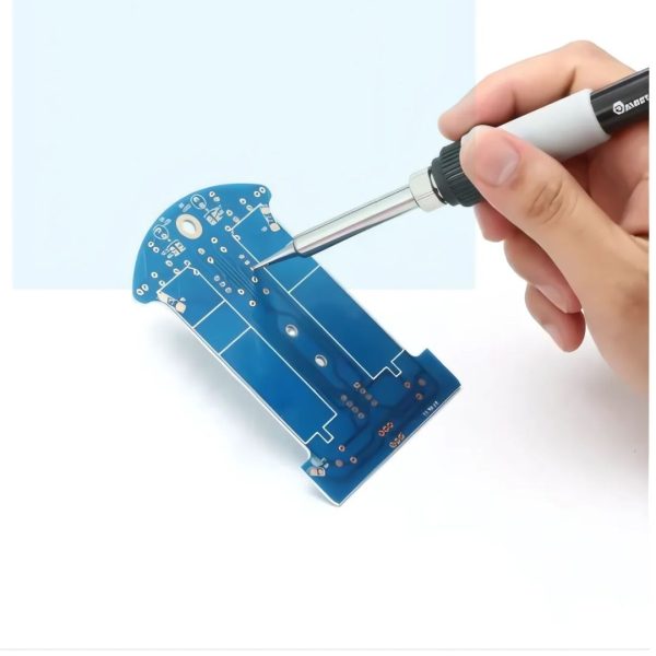 new v908 60w adjustable temperature electric soldering rework repair tool with 5pcs solder tips