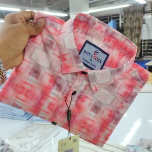 premium full sleeve china magnet print shirt