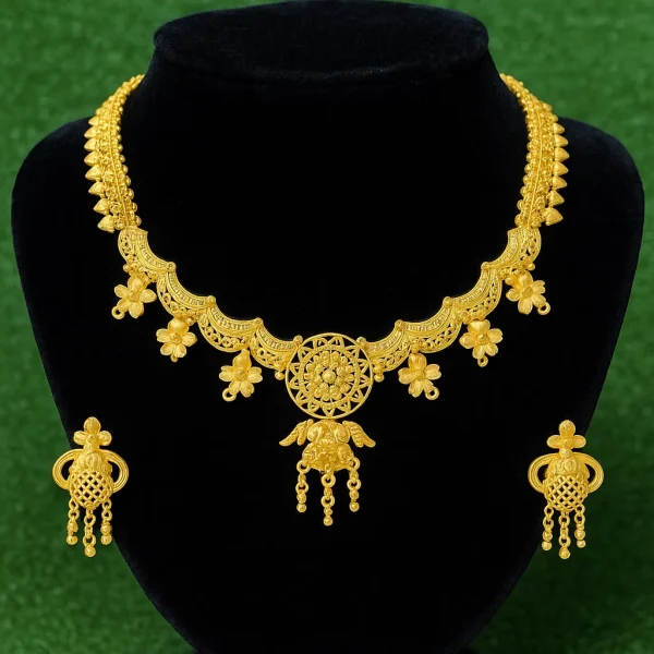 gold plated jewelry set