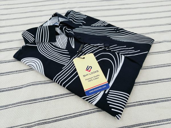premium china lilen half sleeve shirt