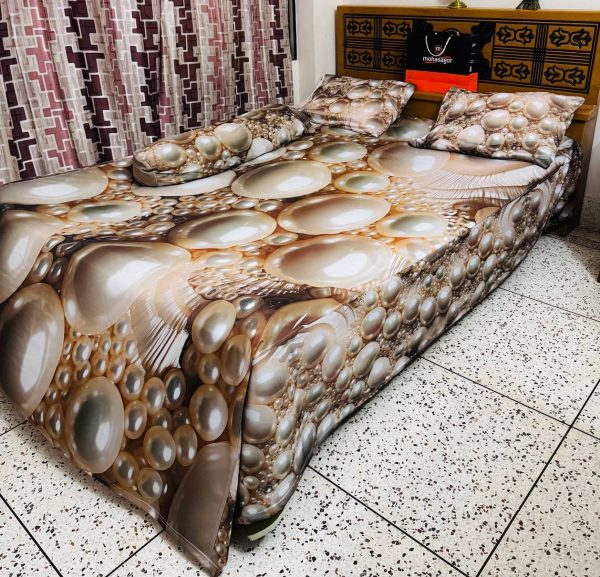 china premium 3d design bed sheet