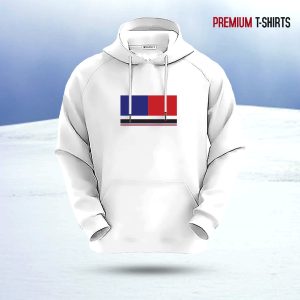 "blue red shade" islamic hoodie (white)
