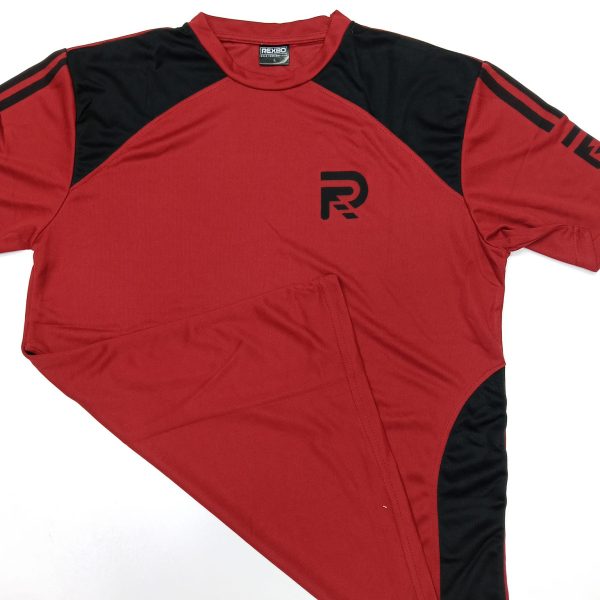 stylish mash fabric half sleeve t shirt