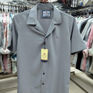 shy looks dropped shulderd half sleeve shirt for men's ( ash )