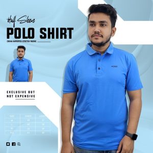 china stretch half sleeve polo shirt