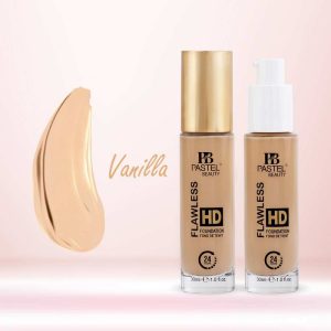 pastel beauty hd flawless foundation (vanila)