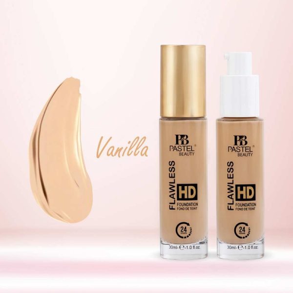 pastel beauty hd flawless foundation (vanila)