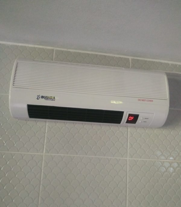 bushra acb 3001l thermostat control room heater with remote control