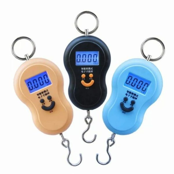 electronic portable digital hook scale hanging scale weight machine (multicolor).