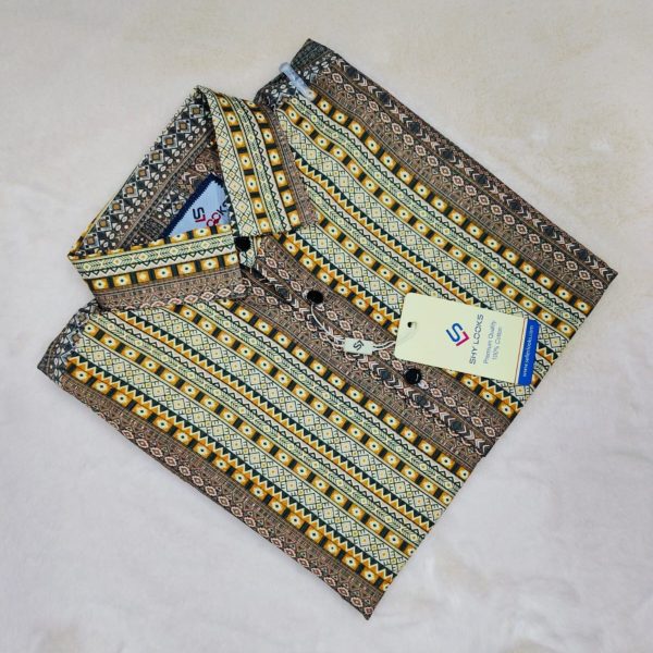 premium pop corn half sleeve shirt for men's