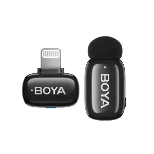 boya mini 16 the world's tiniest wireless microphone (1rx, 1tx) for ios device's