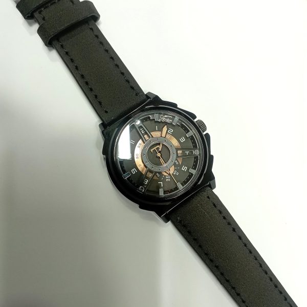 signature trendy men watch (black )