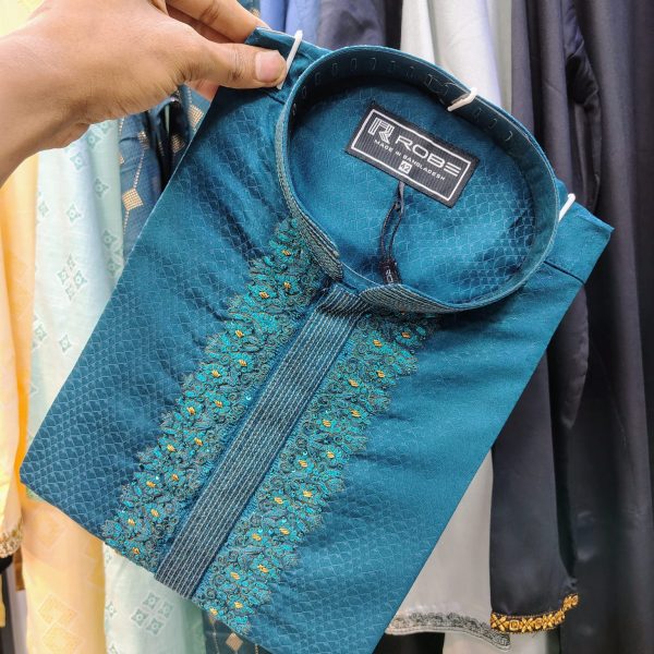 indian cotton gorgeous karchupi panjabi