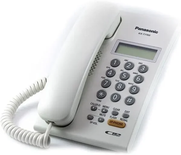 panasonic kx t7705 t&t landline caller id telephone