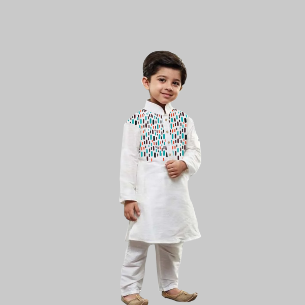 printed stylish panjabi for kids (2 to 16 years)