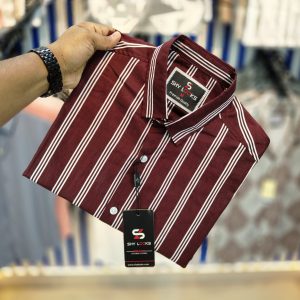 shy looks pure cotton 'full sleeve check shirt