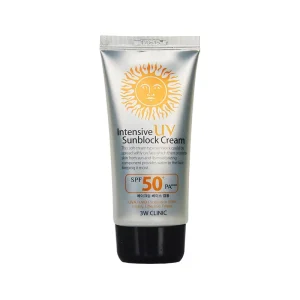 3w clinic intensive uv sunblock cream spf50 pa+++ – 70ml