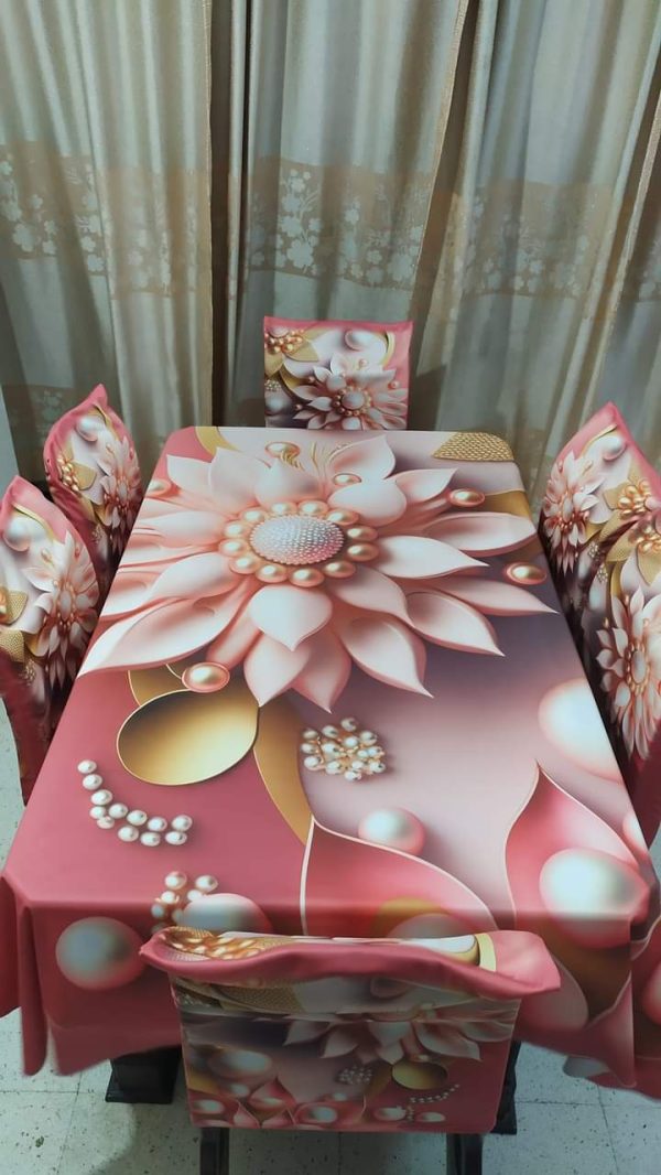 china premium 3d print table cloth set